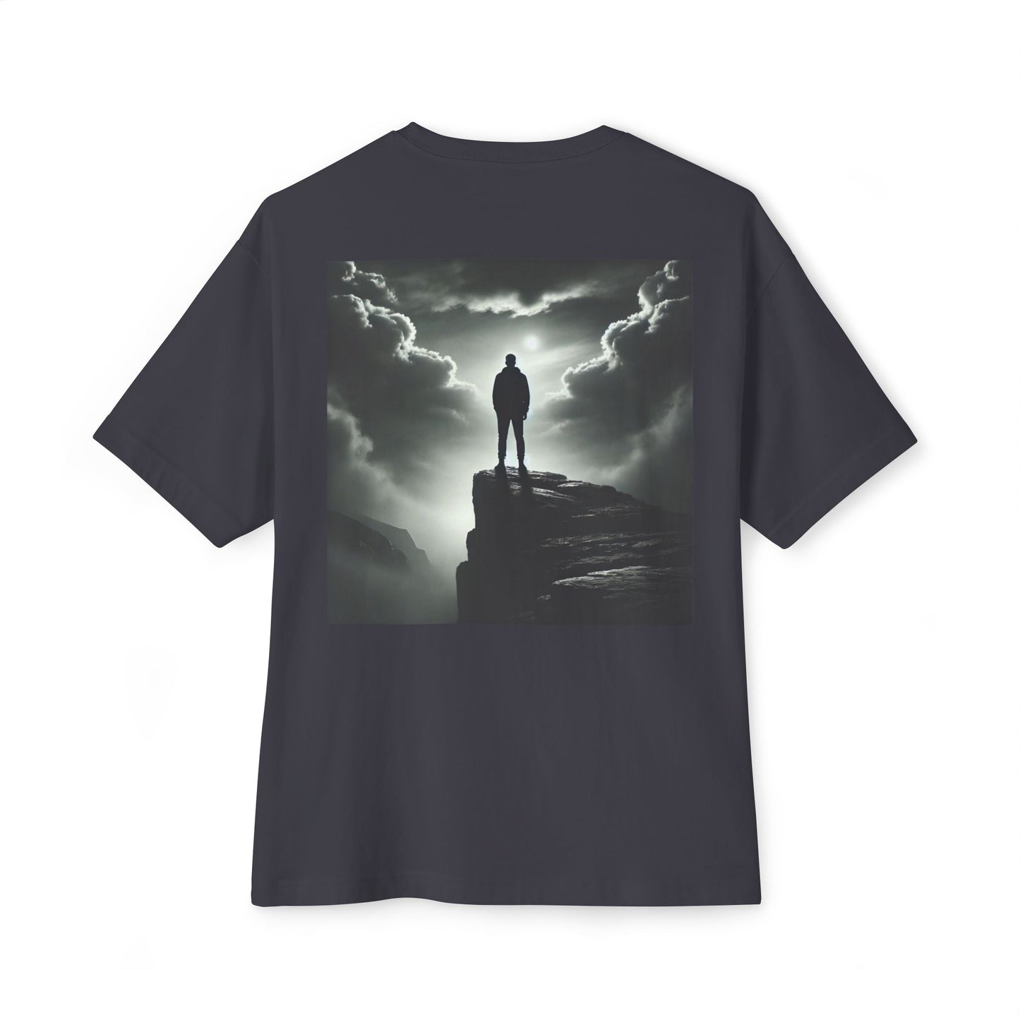 Inspirational Oversized Tee - 'Dum Spiro Spero' Graphic Shirt for Adventurers